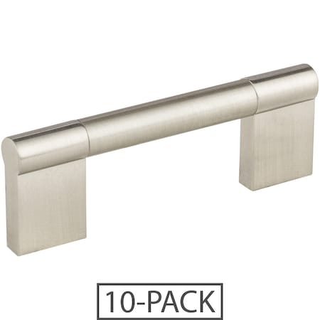 Elements 96 mm Center-to-Center Satin Nickel Knox Cabinet Bar Pull, 645-96SN-10